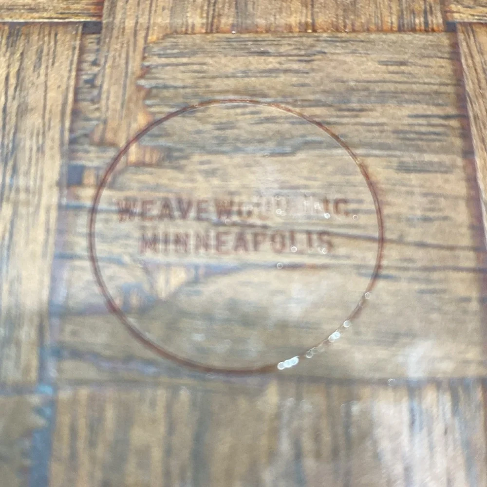 Vintage Weavewood Minneapolis Mid Century Modern 3 Section Serving Tray
